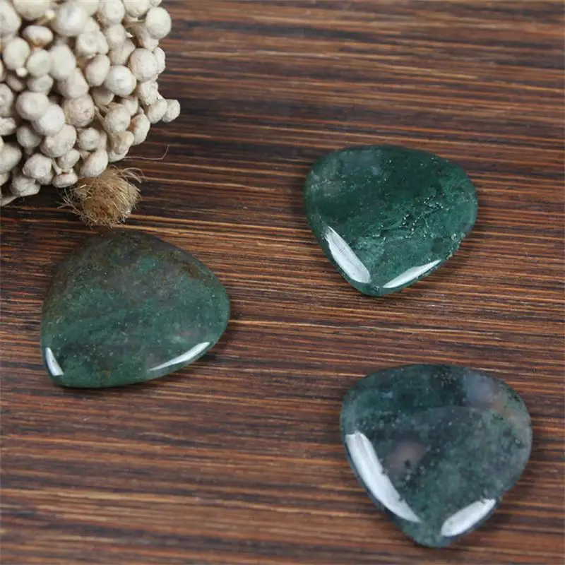 Natural Colored Gemstone Guitar Piece Pendant Hot Selling Guitar Picking Tool Guitar Pick