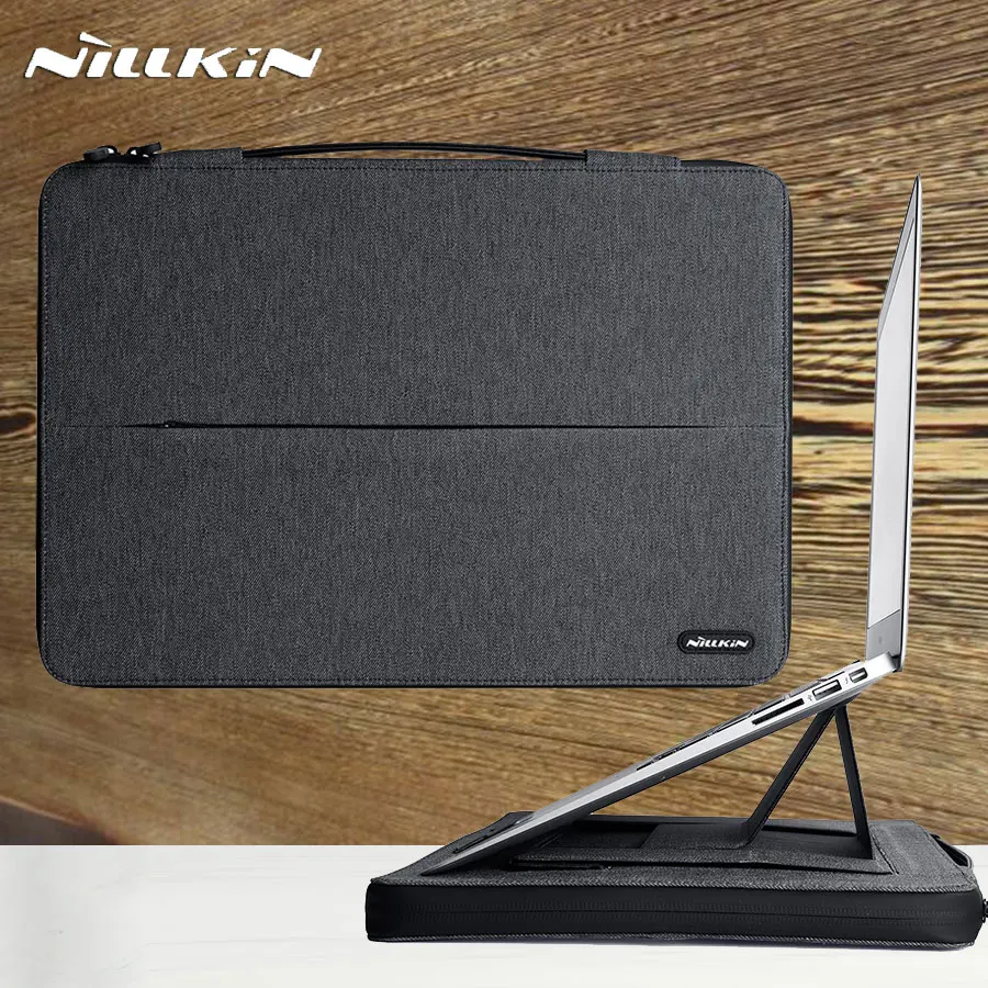 Nillkin For Macbook Pro Air 14 / 16.1 inch Bag Acme Sleeve Fashion Slim Business Fabric Water-resistant Hidden Stand Laptop Bag