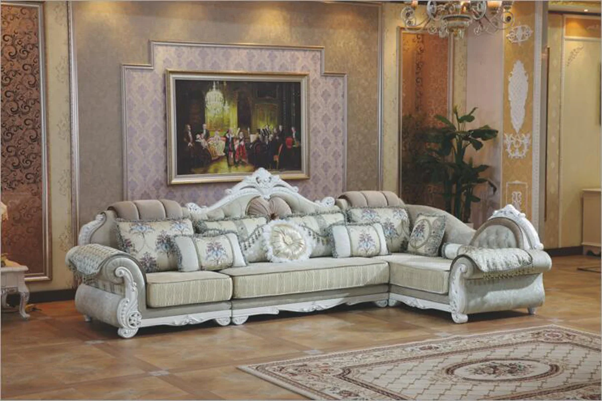 living room furniture modern fabric sofa European sectional sofa set a1269