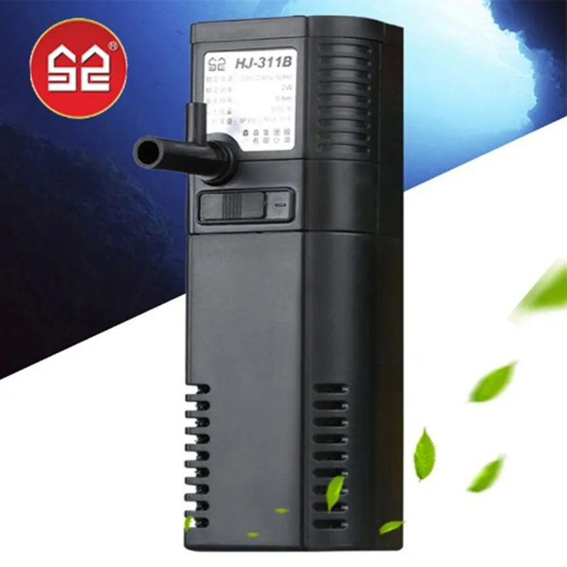 SUNSUN mini nano budowa filtra wewnętrznego zanurzeniowa pompa tlenowa akwarium dla żółwi ryb akwarium z roślinami wodnymi