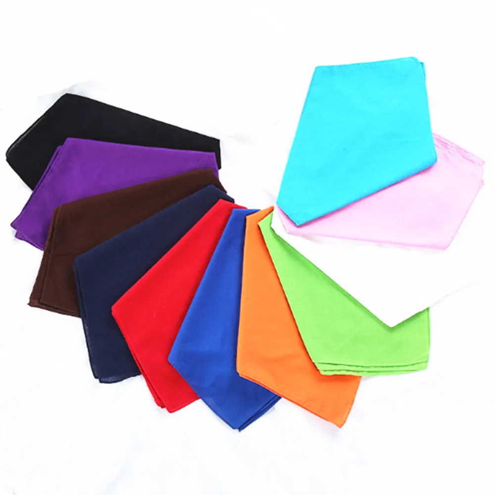 Wholesale Lot Bike Motorcycle 100% Cotton Solid color head wrap scarf A299