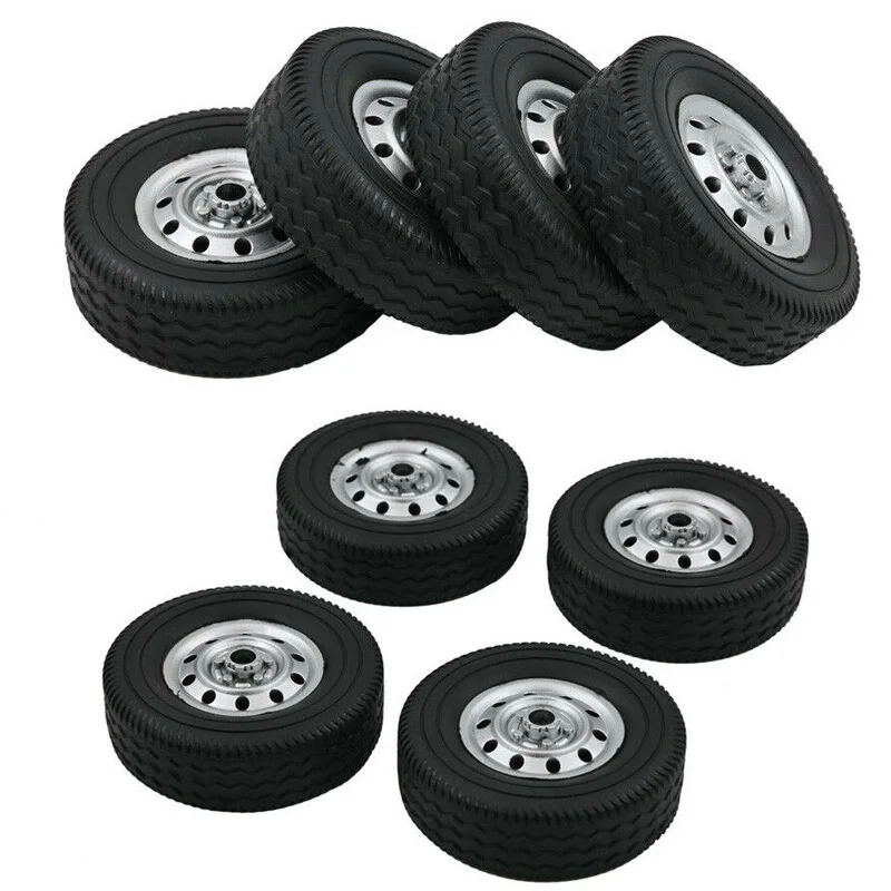 4PCS\\SET Replacement Rubber Wheel Tires For 1/10 WPL D12 RC Off-Road Buggy Truck Car DIY upgrade parts