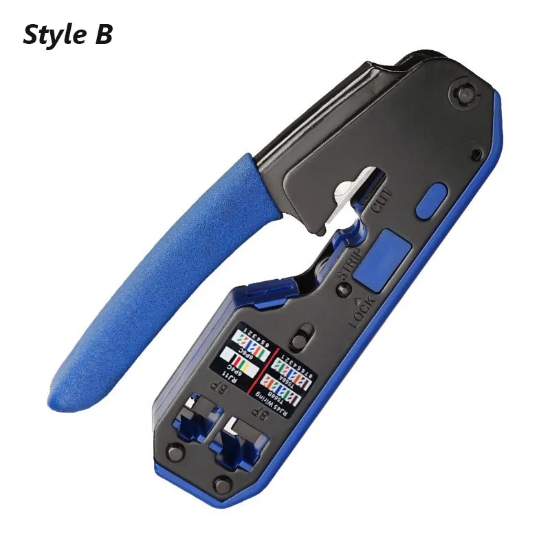 Rj45 Tool Network Crimper Cable Stripping Plier Stripper for Rj45 Cat6 Cat5E Cat5 Rj11 Rj12 Connector