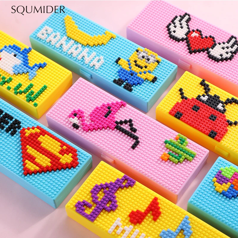 Kreative Bleistift Fall Multifunktionale Schreibwaren Box für Kinder/DIY Student Bleistift Box Kinder Geschenk Bleistift Fall