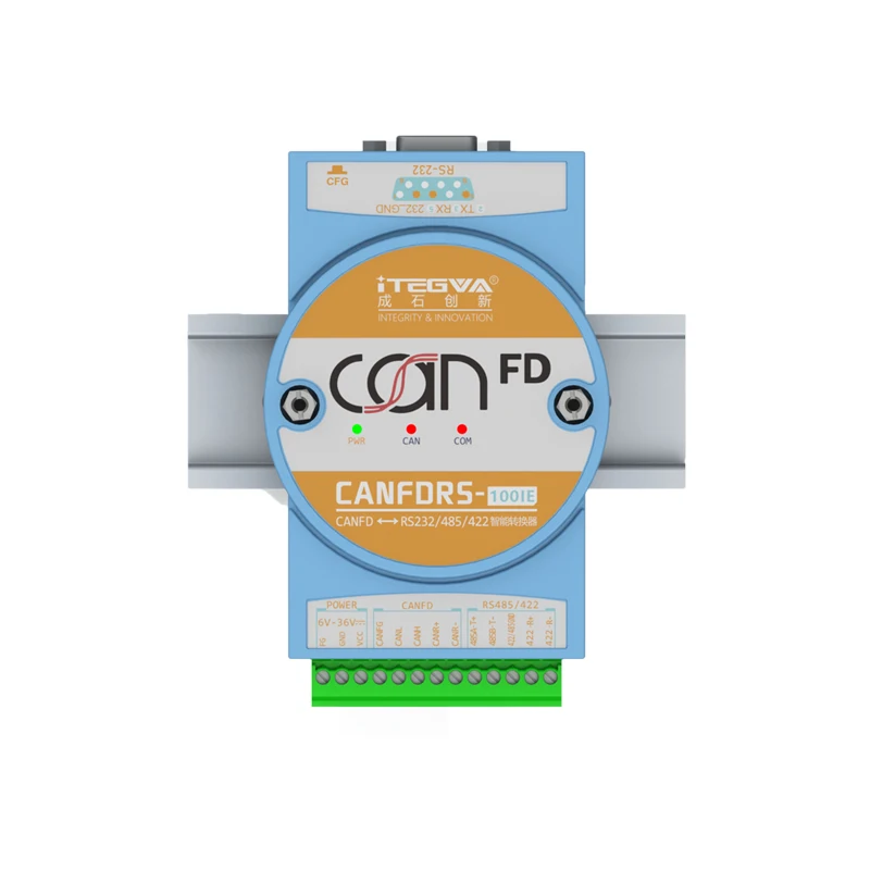 Puerto Serial RS232/485/422 a puerto Serial, convertidor CANFD a puerto Serial