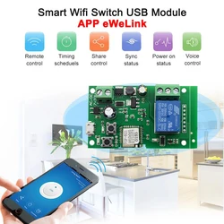 1CH Tuya Smart Switch AC/DC 5V 12V 32V Pulse Switch Scene Mode Wireless WiFi Relay to Tube Gateway Bridge Hub Alexa