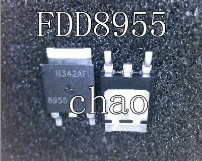  100PCS FDD8955 TO-252 60V 10A