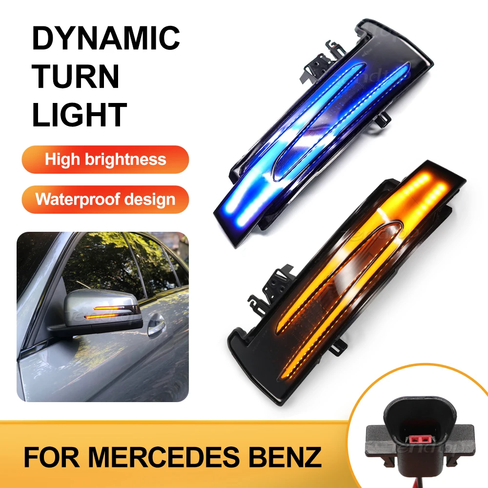 Dynamic Blinker LED Sequential Turn Signal Light Car Lamp For Mercedes-Benz A B C E S CLA GLA CLS Class W176 W246 W204 W212 C117
