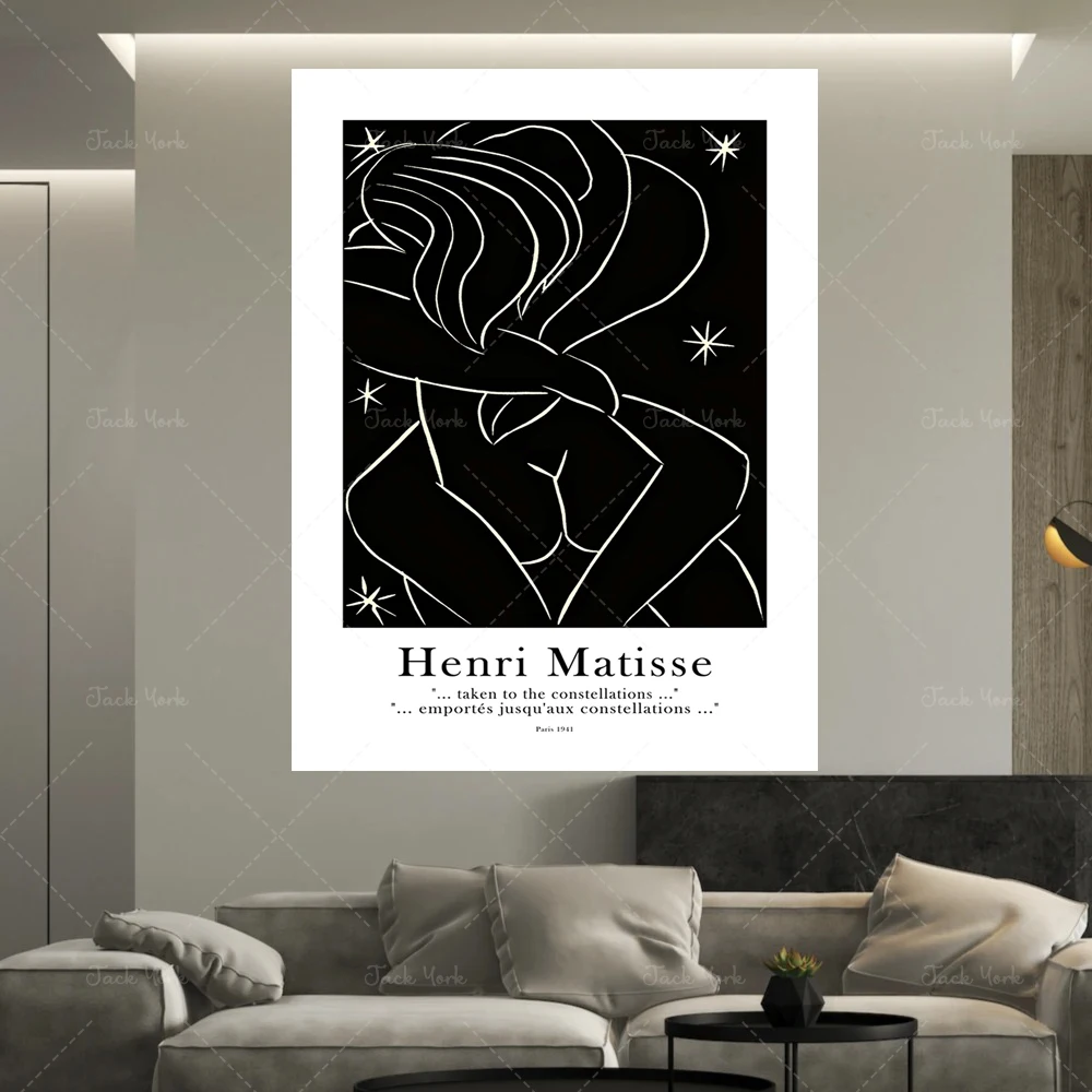 Henri Matisse Poster Digital Download ,Matisse Poster Exhibition ,taken to the constellations ,Henri Matisse Print ,Matisse Art