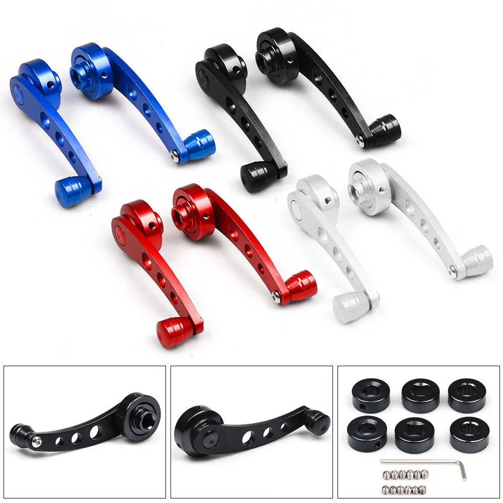 Universal Aluminum Alloy Car Manual Window Lifting Crank Handle Winder Lifter Riser Car Accessories Replacement TT102251