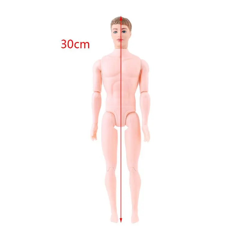 900C 30cm 12 Moveable Jointed Nude Doll Body for Ken Boy Male Man Boyfriend Prince