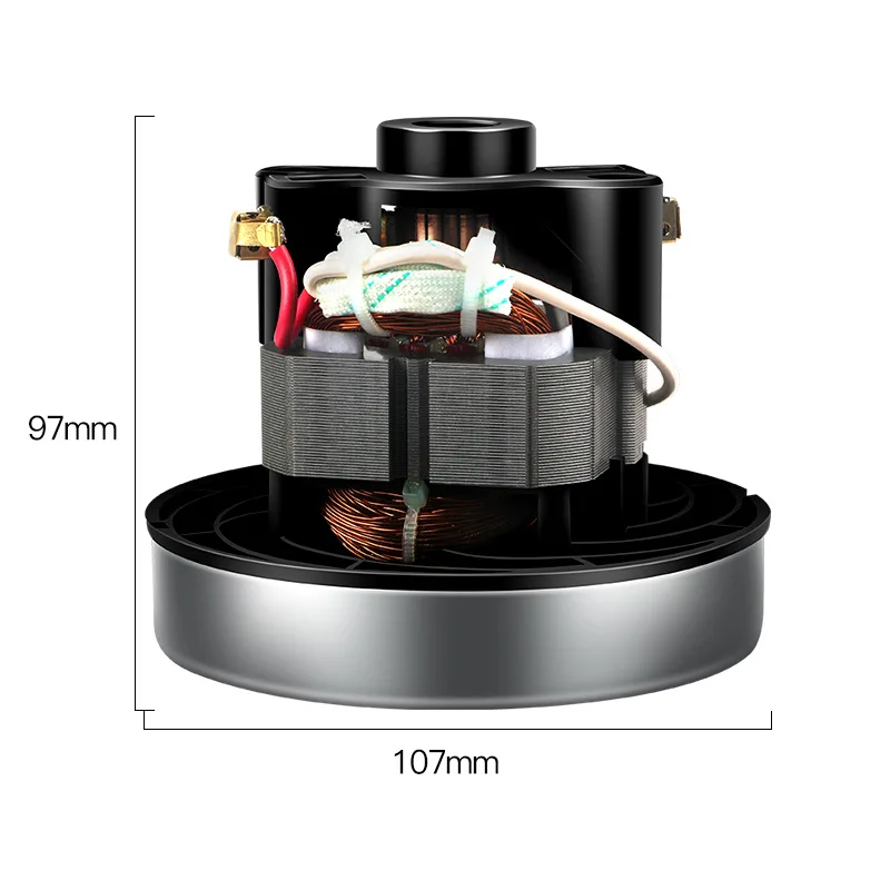 800W φ107 Dust Suction Motor 220V-240V Suitable for Midea QW12T-05A/05EMC-CG321 and Haier ZW1202 Vacuum Cleaner