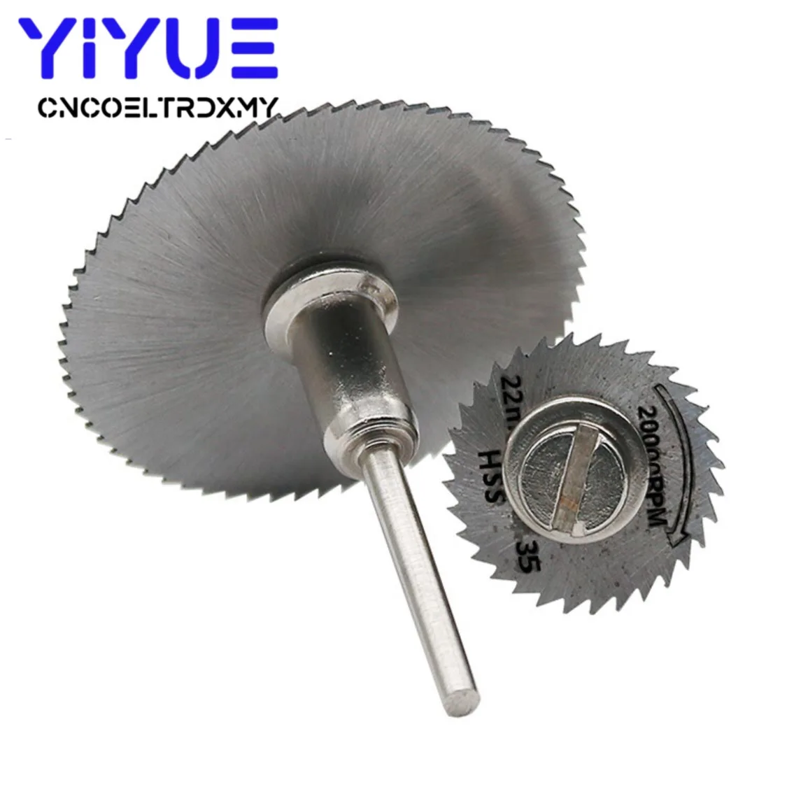 7pcs set Mini HSS Circular Saw Blade Rotary Tool For Dremel Metal Cutter Power Tool Set Wood Cutting Discs Drill Mandrel Cutoff