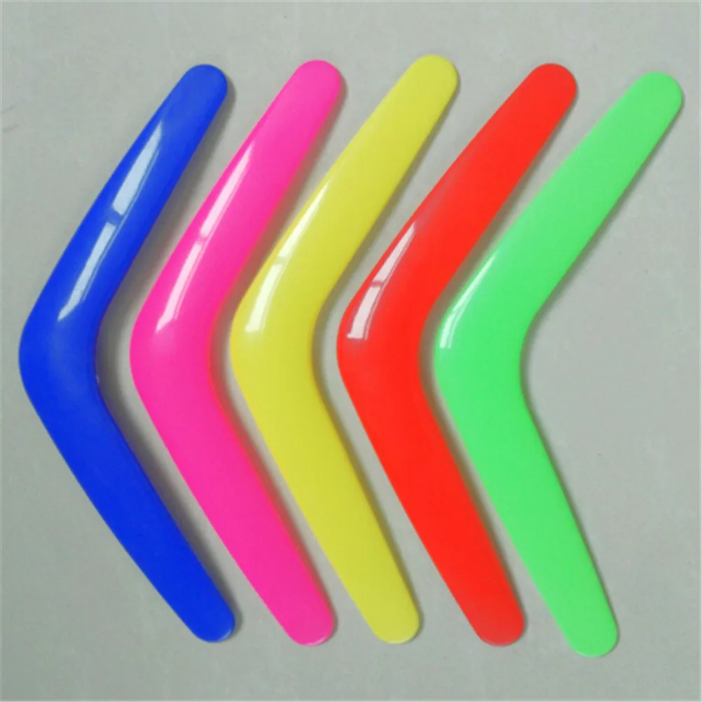 V Shape Boomerang Handmade Plastic Outdoor Fun Sports Luminous Outdoor Park Special Flying Toys Flying Disk Flying Saucer