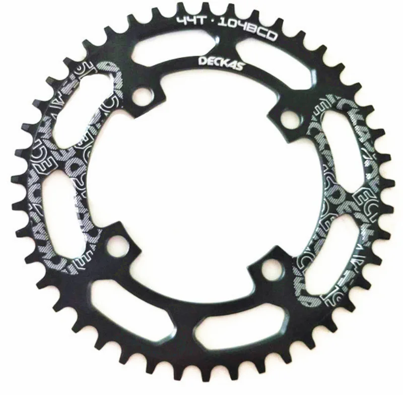 DECKAS Round 104BCD 40/42/44/46/48/50/52 T Getande Mountain Bicycle Wiel MTB Bike For 8-12 Speed Crankset Aluminum Chainring