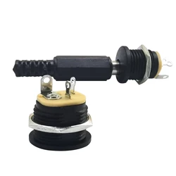 DC12V 5.5 x 2.1mm Plastic Male Plugs DC022 DC Power Socket Female Jack Screw Nut Panel Mount Connector 1/5/10Pair