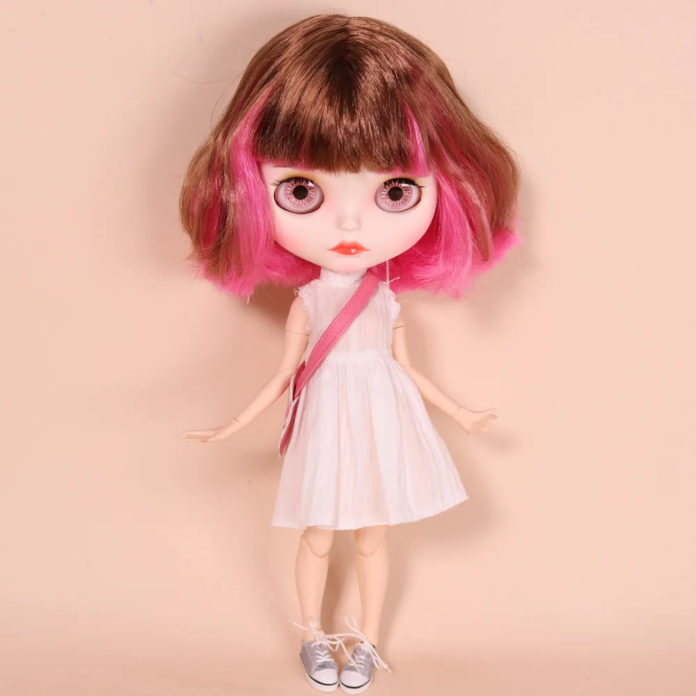 ICY DBS lalki Blyth, ale nie gwarantujemy poprawności wszystkich danych. BL9158/1252 brązowy mix różowe włosy wspólne body Neo 1/6 BJD dziewczyna anime ob24