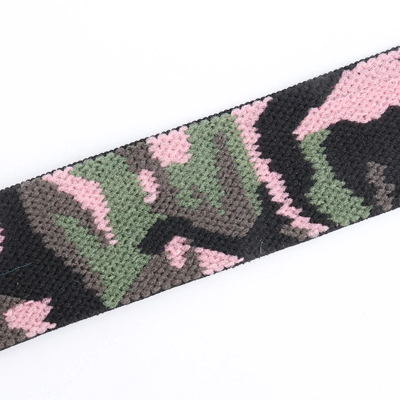 2.5cm Camouflage Elastic Band 25mm Elastic Ribbon For Clothing Bags Trousers Elastic Webbing Straps DIY Sewing Accessories 1M