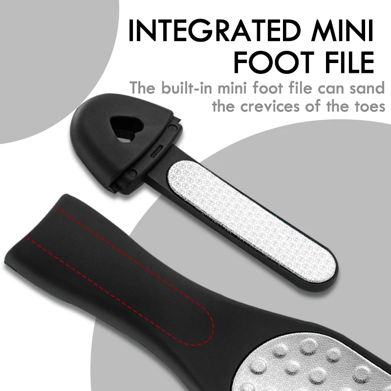 3In1 전문 페디큐어 풋 케어 도구 발 뒤꿈치 청소 Rasps Grater Callus Callus 죽은 스킨 리무버 피트 샌드페이퍼