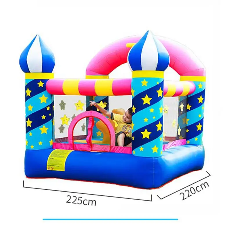 

3-5 Kids Outdoor Indoor Kids Play House Inflatable Star Bouncing Castle