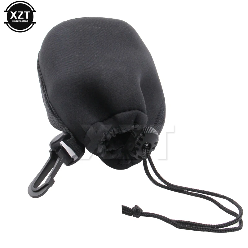 Waterproof Camera Lens bag S M L XL Neoprene Soft Video Camera Lens Case Pouch For Canon Nikon Sony Camera Len Drawstring pocket