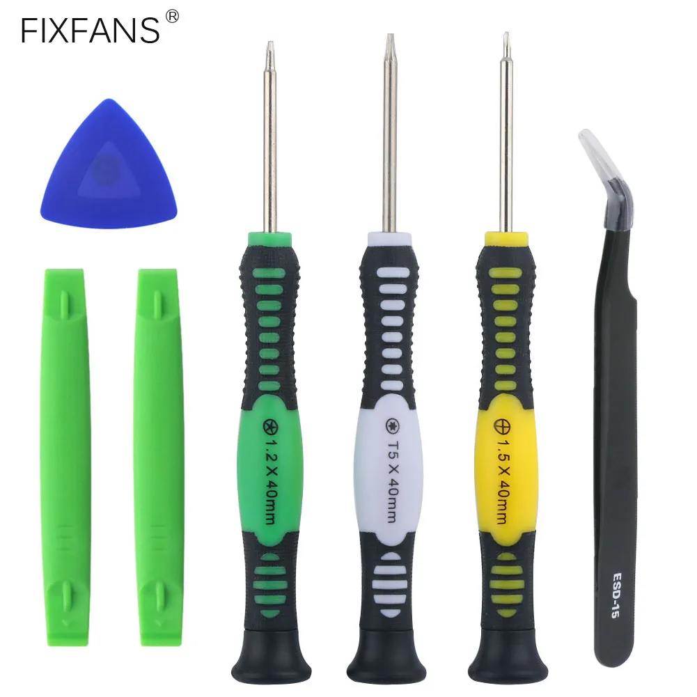 

7Pcs Laptop Repair Tool Kit T5 Torx P5 Pentalobe PH000 Screwdriver Set Precision Tweezers for MacBook Air Pro Retina Opening Kit