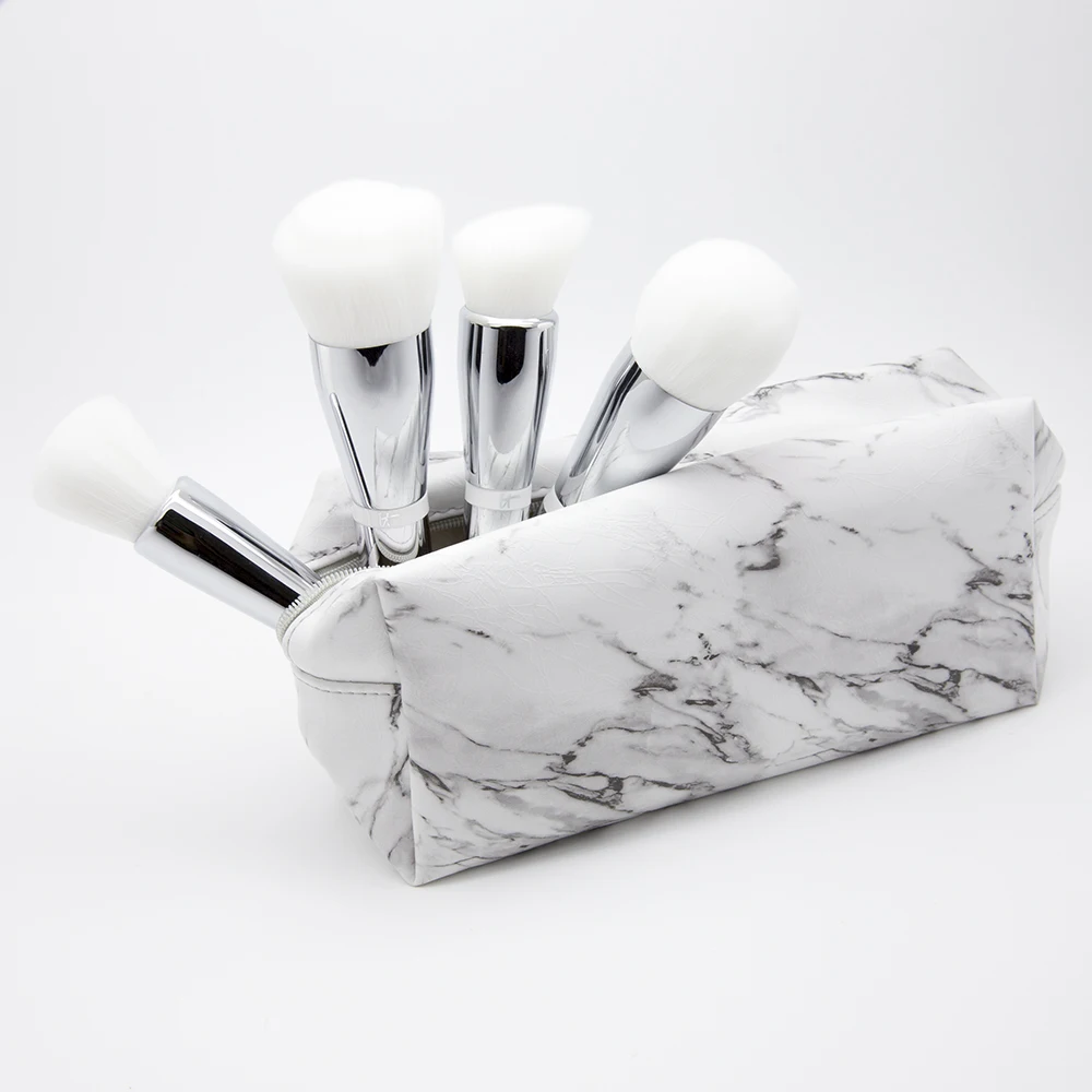 4 pcs Heavenly makeup Brush set for foundation brush blush brush powder brush blending brush