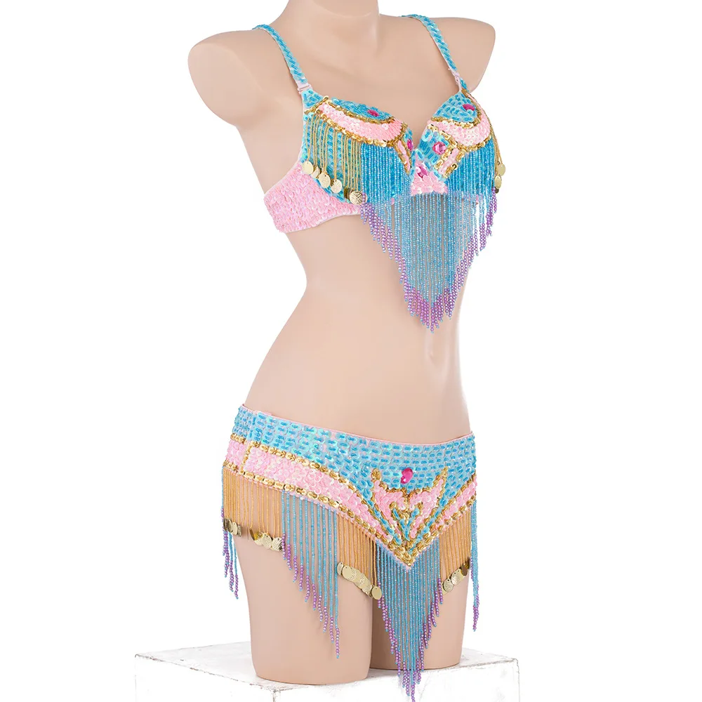 

2pcs/set Belly Dance Costumes Oriental Dance Suit BellyDance Costumes Carnival Dance Costumes #ZY-0922