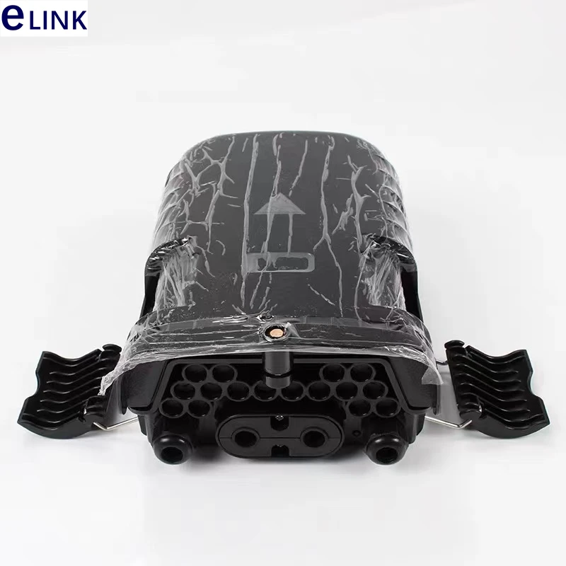 صندوق توزيع ELINK-Waterproof ، 16 ، 285*190*100 Core ، IP65 ABS ، صندوق توصيل أسود ، ترميز 1x16