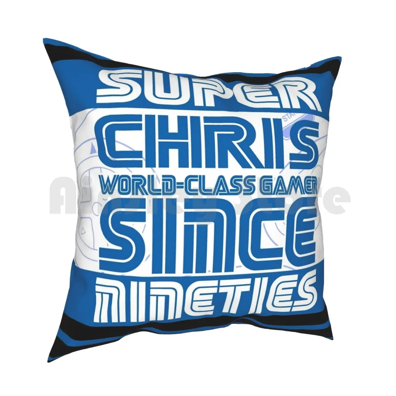 Chris Gamer Video Game Pillow Case Printed Home Soft Throw Pillow Chris Go Chris My Chris Chris Geek Chris Gamer Gaming