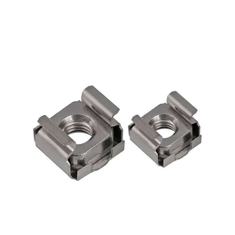 5-10pcs M4 M5 M6 M8 M10 M12 304 stainless steel Quartet Floating Nut Cassette Elastic Enclosure Card Cage Nuts