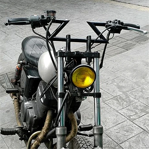 Imagen 2 del producto Para Harley Sportster Cruiser XL 883 1200 motocicleta Prince Chopper 7/8 ""22mm 1"" 25mm mango barra de arrastre modelo Z manillar delantero