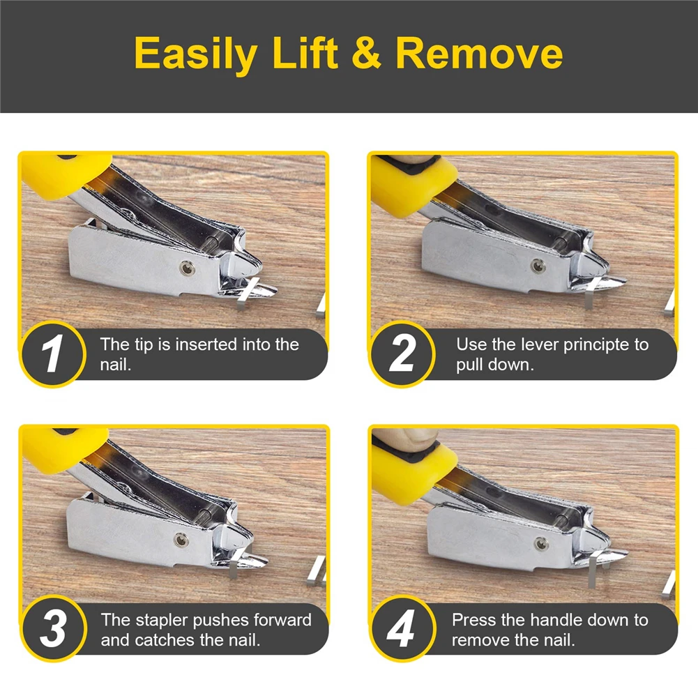 Multitool Nail Puller Staple Gun Furniture Stapler For Wood Door Upholstery Framing Rivet Gun Kit Pry Bar Nailers Removing Tools