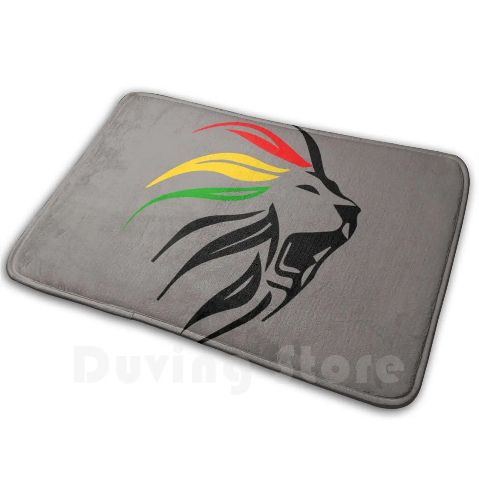 Cool Rasta Lion Of Judah Art Dreadlock Rastafari & Accessories For Rasta Lover Mat Rug Carpet Anti-Slip Floor Mats Bedroom