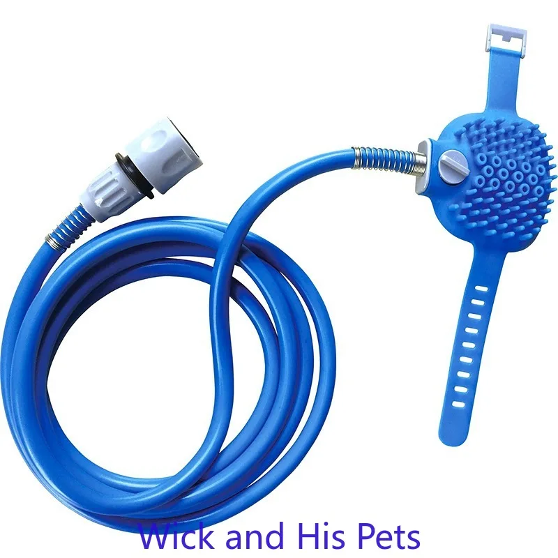 

Dog Bathing Artifact Pet Bathing Nozzle Pet Bathing Brush Cat and Dog Supplies Silicone Massage Shower Shower Hair Remover Glove