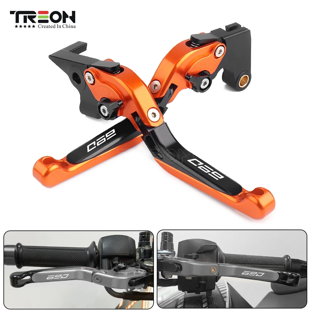 Motorcycles Handlebar CNC Foldable Brake Clutch Levers Adjustable For KTM 690 Duke SMC SMC-R Enduro R 2014 2015 2016 2017