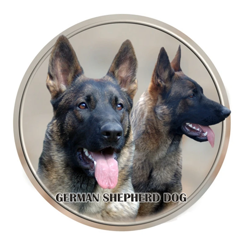 S40357# Various Sizes PVC Decal German Shepherd K9 Service Dog Car Sticker For Bumper Rear Window Laptop Refrigerator Toilet