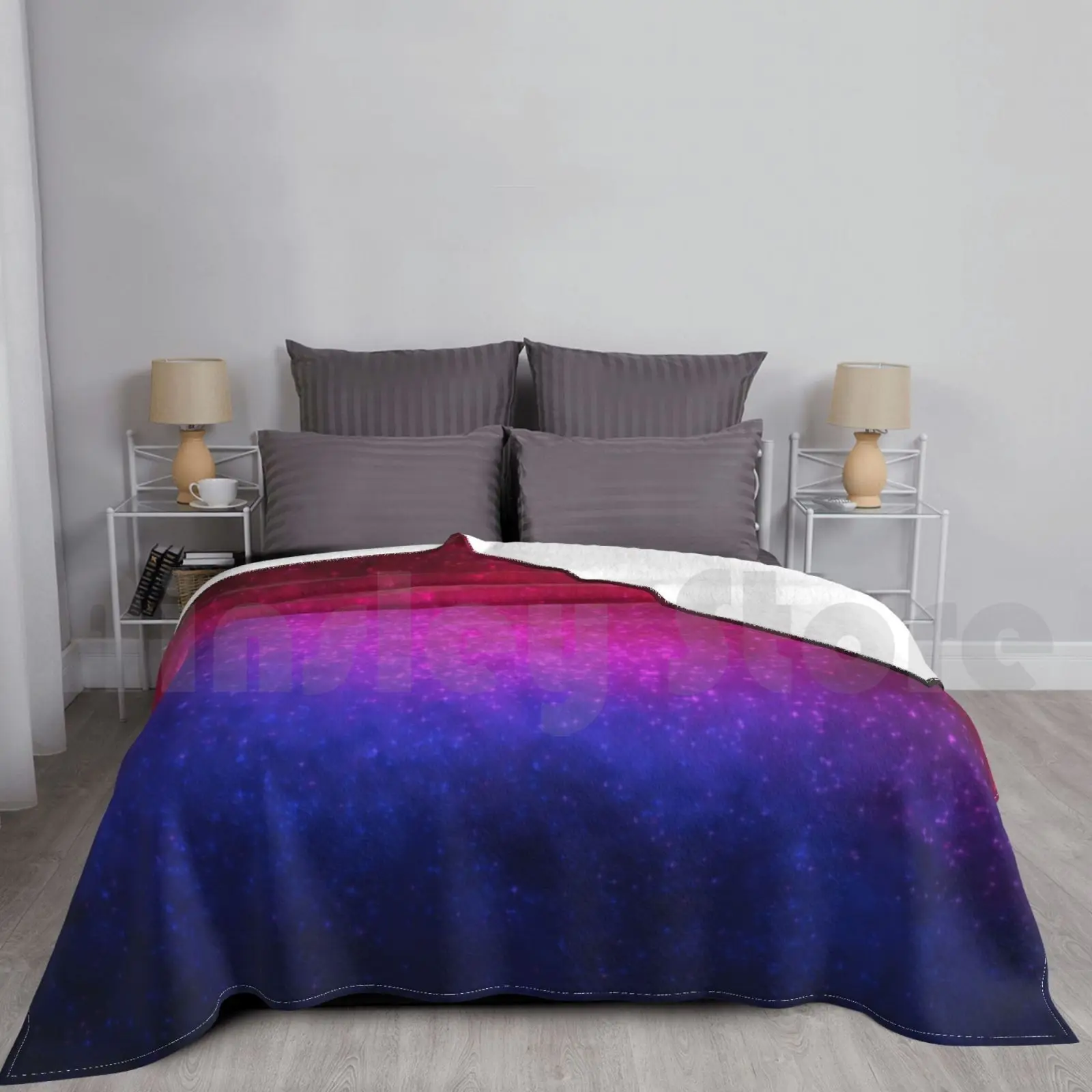 

Pride ( Bi! ) Blanket For Sofa Bed Travel Overly Sarcastic Productions Pride Flag Bi Bisexual
