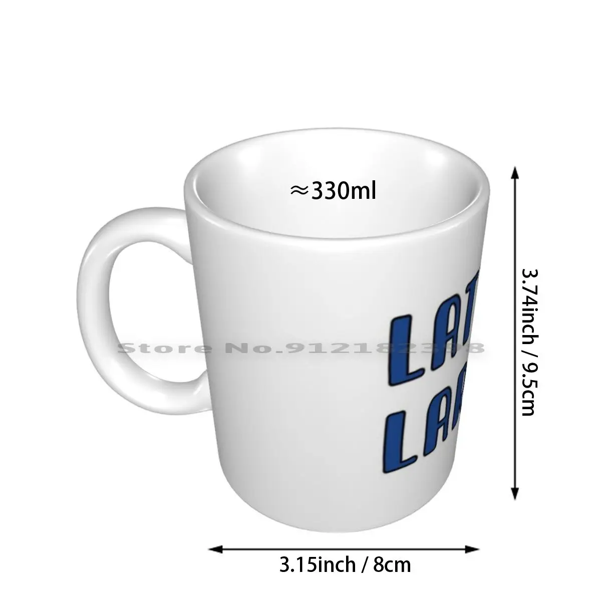 Latte Larry's Mug Ceramic Mugs Coffee Cups Milk Tea Mug Latte Larry Coffee Cup Latte Larry Curb Your Enthusiasm Cup Curb Your