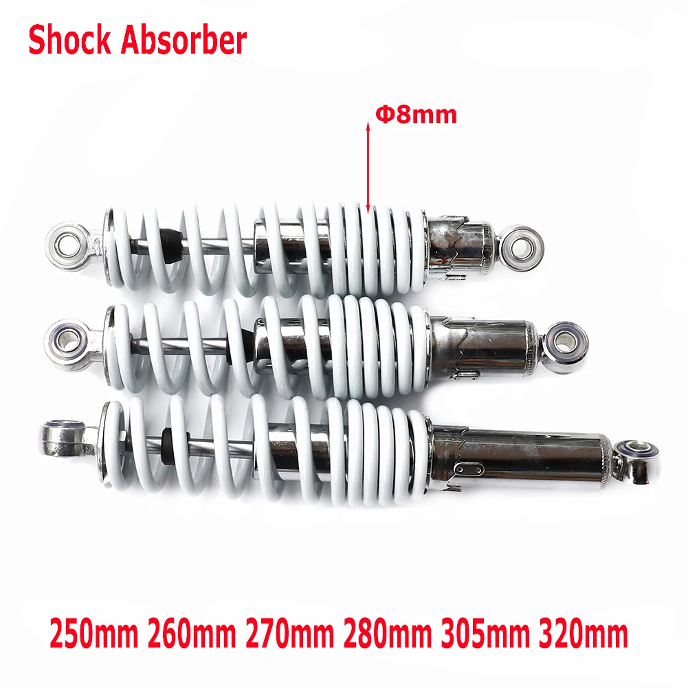 หน้า Suspension ฤดูใบไม้ผลิ250มม.260มม.270มม.280มม.305มม.320มม.สำหรับ70 90 110cc 125cc ATV Go Kart Buggy Pit Dirt Bike