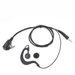 Auricolare Radio a forma di G per Yaesu Vertex, auricolare, 3.5mm, Radio S/P, 3.5mm, FT 70 270 VX 6R 7R 8R 8DR vx-6r ft897d ft818 4X
