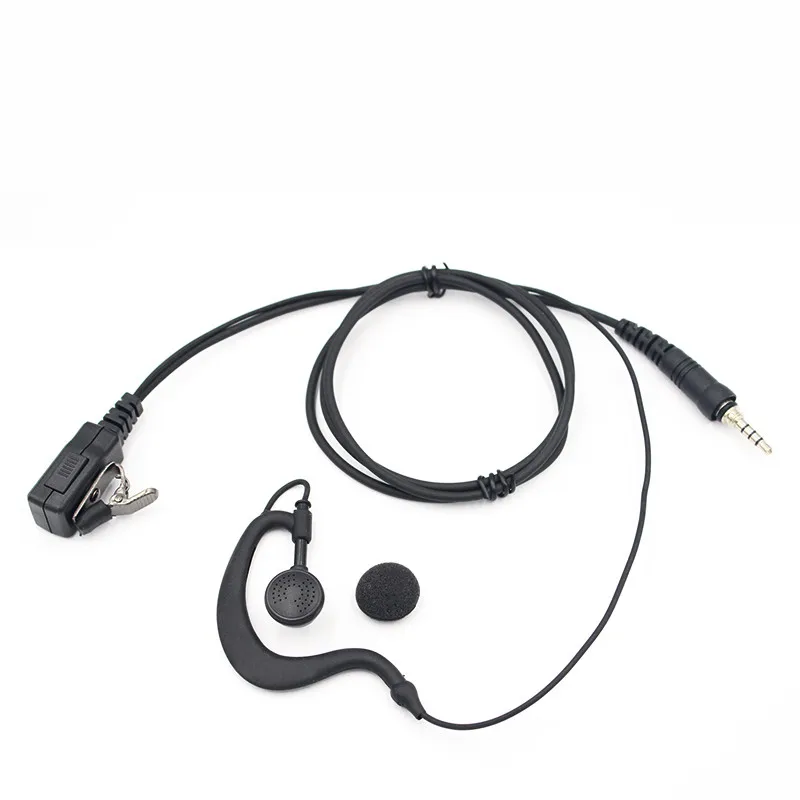 G-shape Radio Earphone for Yaesu Vertex, Headset, 3.5mm, S/P Radio, 3.5mm, FT 70 270 VX 6R 7R 8R 8DR vx-6r ft897d ft818 4X