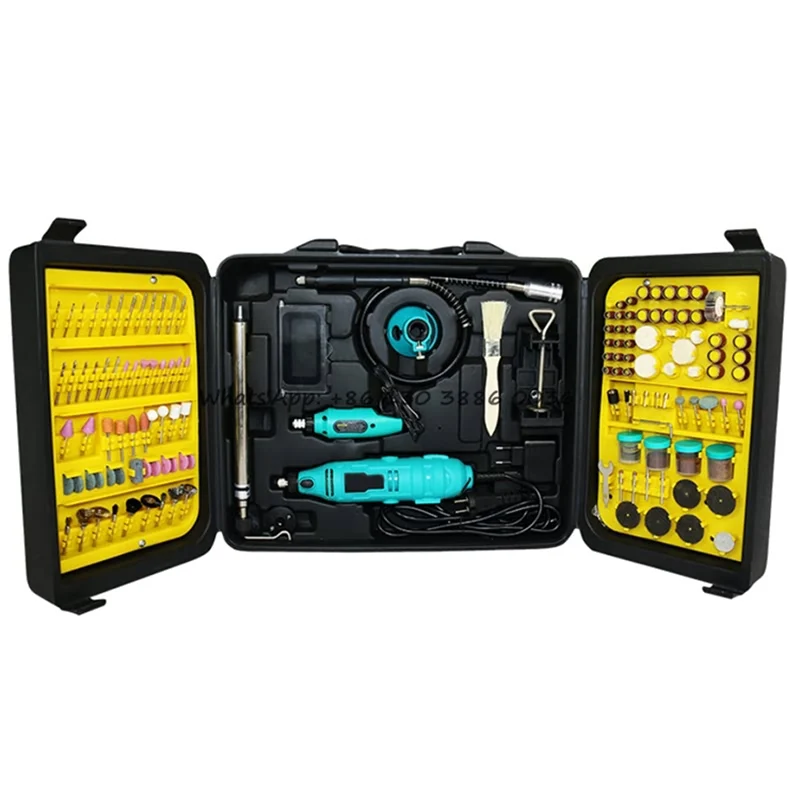 

Power Tools Woodworking Drill Engraver Electric Grinder Mini Rotary Tool with Cutting Drilling Polishing Grinding Accessories