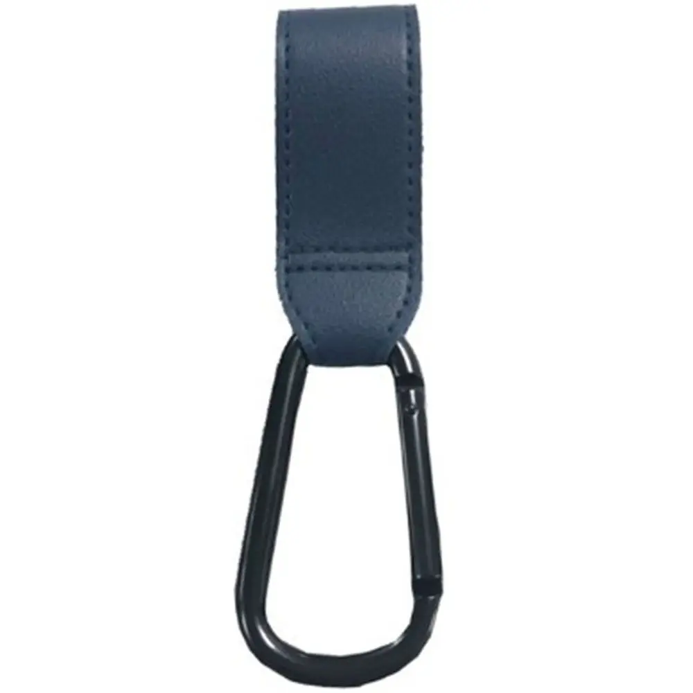 360 Degree PU Leather Stroller Accessories Hanging Bags Cart Organizer Stroller Hooks Clips Pram Hook Baby Bag Stroller Hook