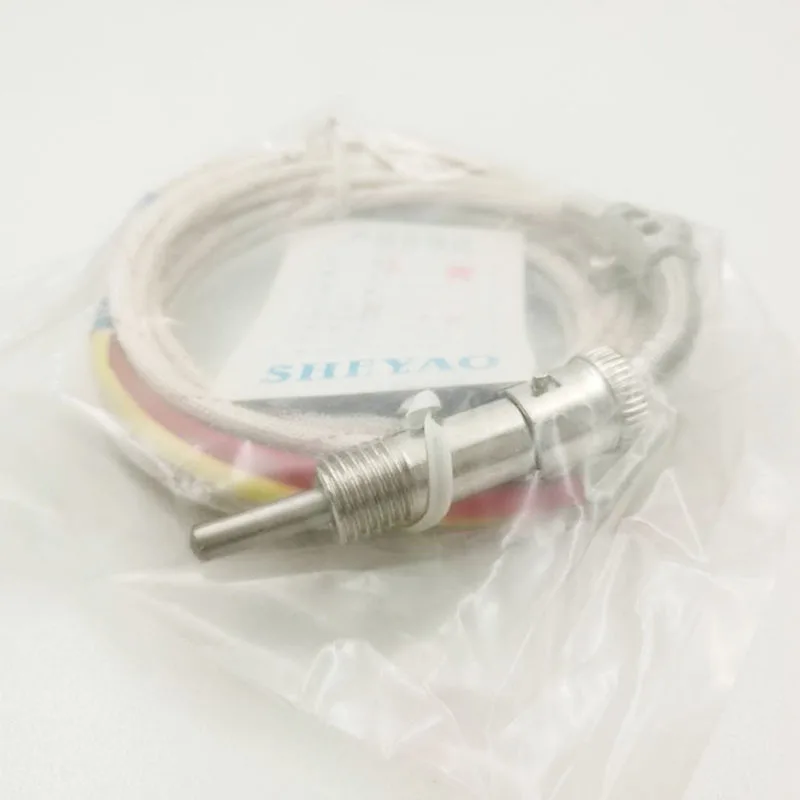 1pc New K/E type WRNT-01 Compression Spring/Screw Type Probe Thermocouple Sensor Probe For Temperature Controller