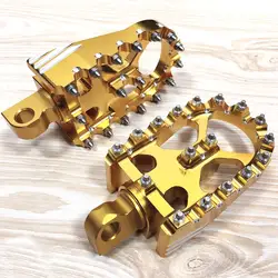 Gold Rotating Footpegs Custom Chopper Foot Pegs For Harley Dyna Sportster Touring 883