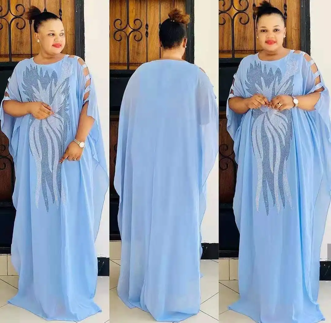 

2021 African Dresses for Women New Style Classic Africa Dashiki Fashion Loose Long Dress African Clothes Fashion Abaya