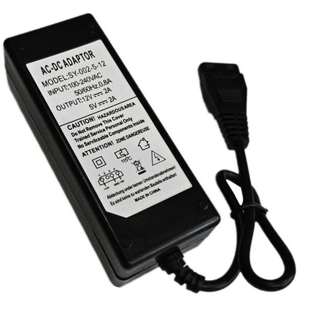 Adaptador de fuente de alimentación USB a IDE/SATA, 12V/5V, 2.5A, disco duro/HDD/CD-ROM, CA, CC, alta calidad