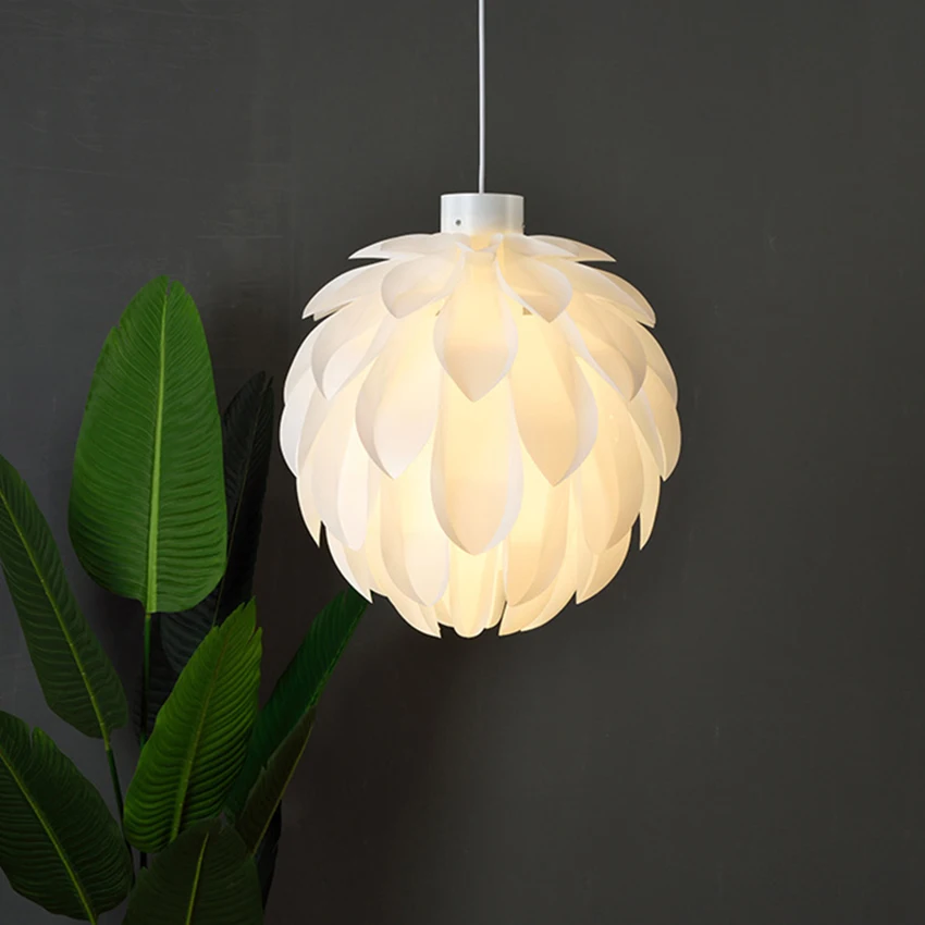 Modern white pendant light pinecone Norm 12 Pendant Light for dining room kitchen creative restaurant acrylic suspension lamp