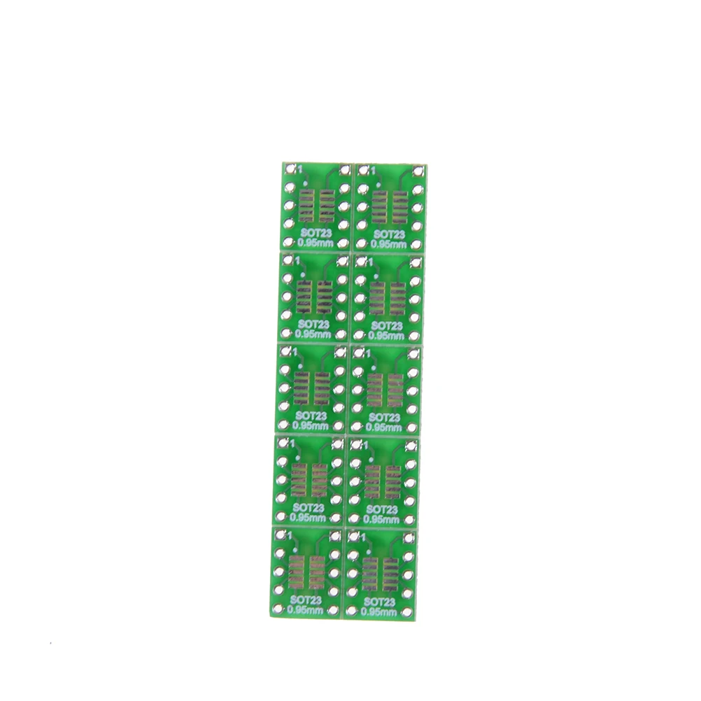 10pcs sot23-3 msop-10 umax to dip10 sot23-5 sot23-6 adapter board